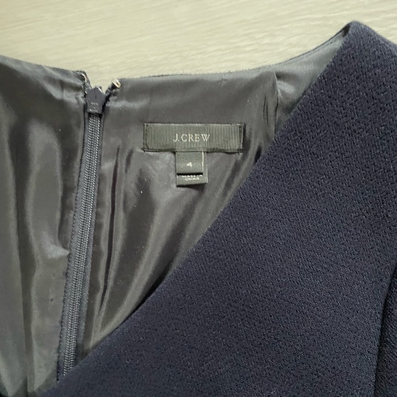 J. Crew wool Navy blue classic mini dress/tunic - Picture 4 of 8